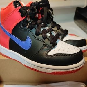Nike Dunks high 11.5C, knicks colorway